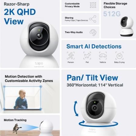 Cámara de videovigilancia tp-link tapo tc72/ 360º/ visión nocturna/ control desde app - Imagen 6