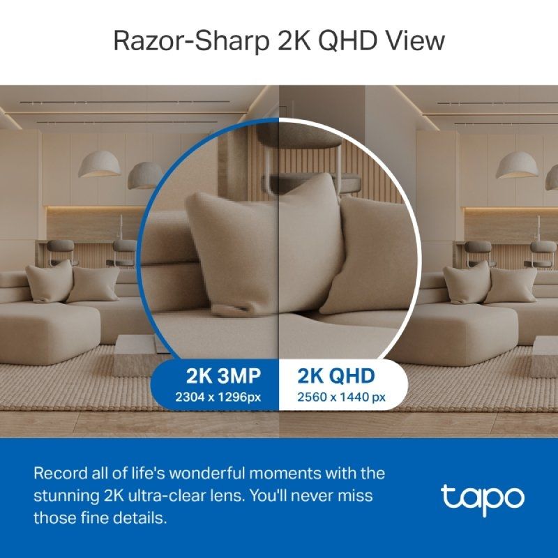 Cámara de videovigilancia tp-link tapo tc72/ 360º/ visión nocturna/ control desde app - Imagen 3
