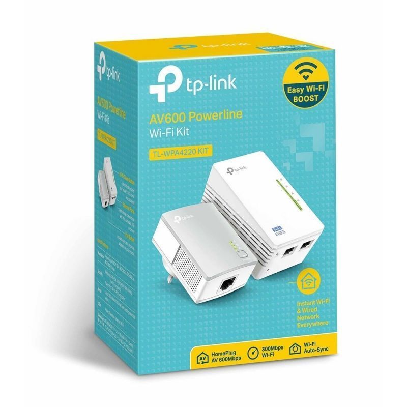 Adaptador powerline tp-link wpa4220kit 500mbps/ alcance 300m/ pack de 2 - Imagen 2