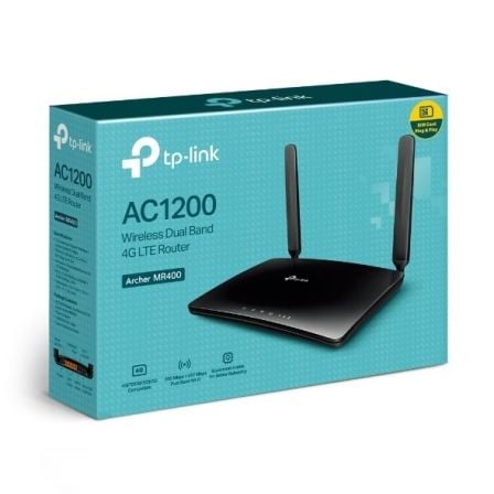 Router inalámbrico 4g tp-link archer mr400 1200mbps/ 2.4ghz 5ghz/ 2 antenas/ wifi 802.11ac/n/a/b/g/n - Imagen 8