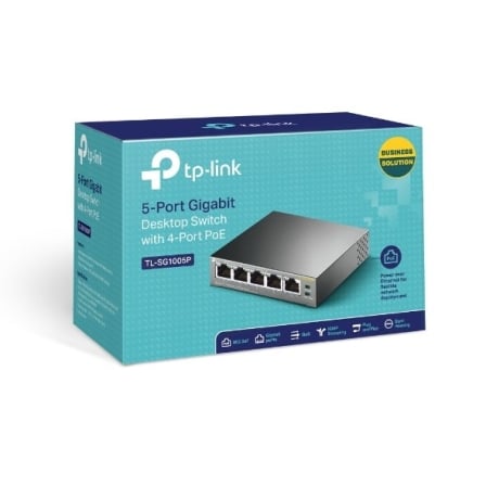 Switch tp-link tl-sf1005p 5 puertos/ rj-45 10/100 poe - Imagen 8