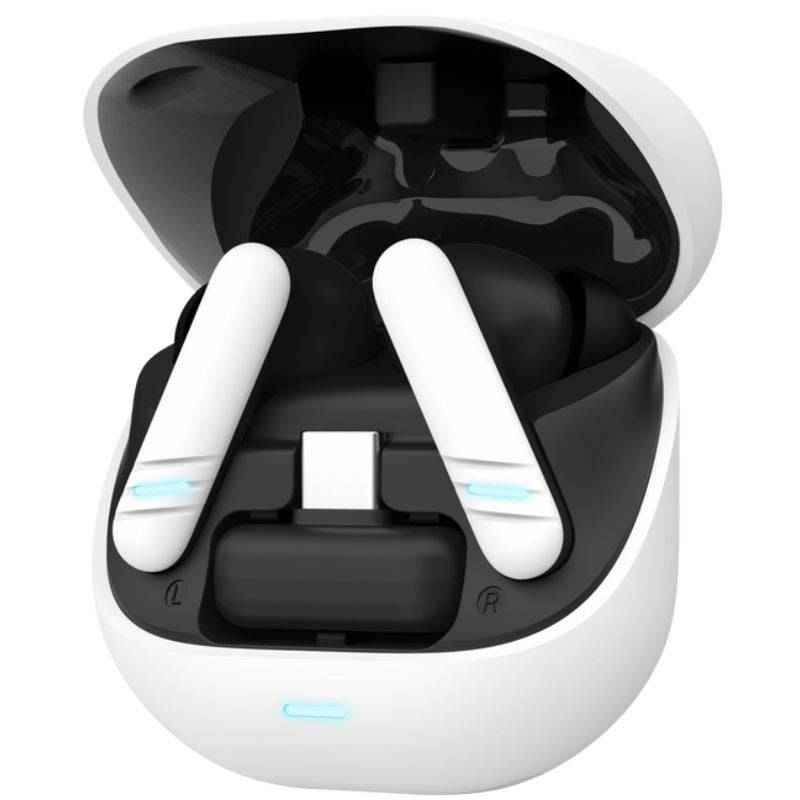 Auriculares bluetooth trust gxt 409 oxxie 25478 con estuche de carga/ autonomía 7h/ blanco y negro - Imagen 2