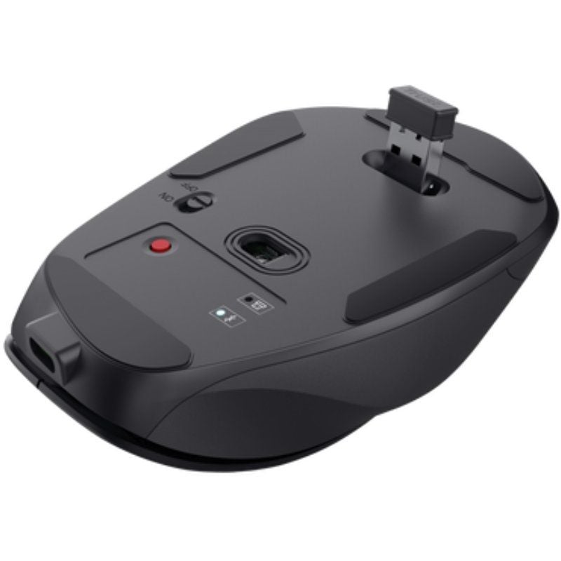 Ratón ergonómico inalámbrico trust fyda multidispositivo/ batería recargable/ hasta 2400 dpi - Imagen 5