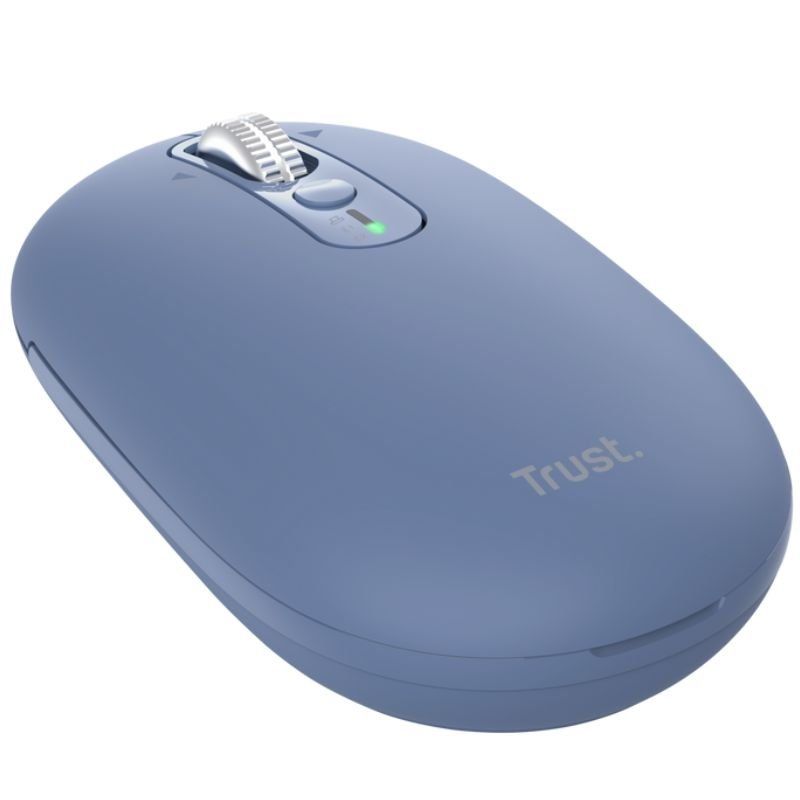 Ratón inalámbrico trust seron 26020/ batería recargable/ hasta 3200 dpi/ azul - Imagen 2