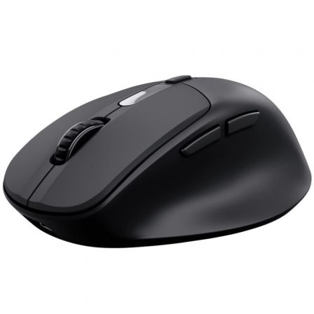 Ratón ergonómico inalámbrico trust zevo 25991/ batería recargable/ hasta 4000 dpi/ negro - Imagen 6