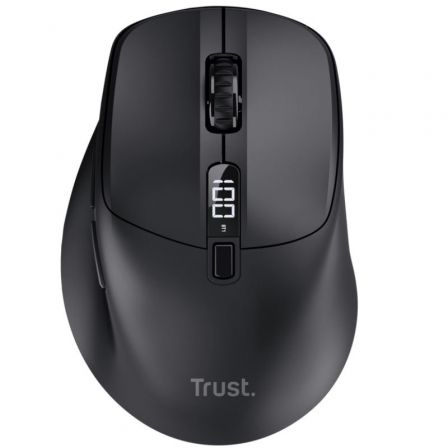 Ratón ergonómico inalámbrico trust zevo 25991/ batería recargable/ hasta 4000 dpi/ negro - Imagen 8