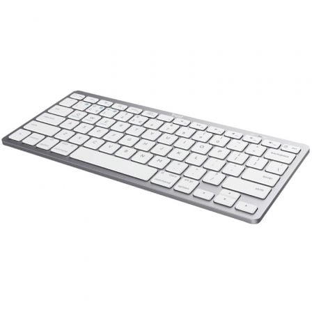 Teclado compacto inalámbrico trust 24654/ plata - Imagen 6