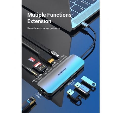 Docking usb tipo-c vention tolhb/ 1xhdmi 4k/ 3xusb/ 1xusb - Imagen 5