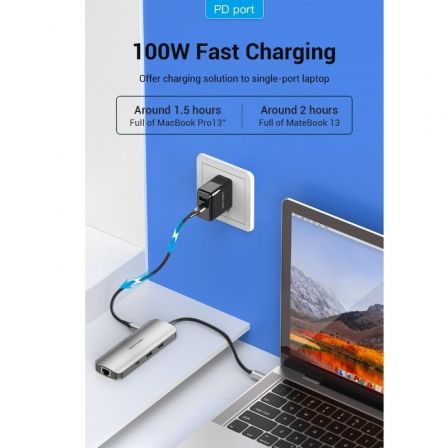 Docking usb tipo-c vention tomhb/ 1xhdmi 4k/ 2xusb/ 1xusb - Imagen 6