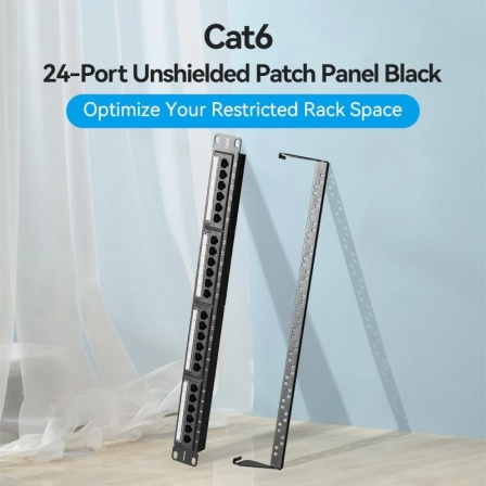 Patch panel vention kgcb0/ 24 puertos/ cat.6 - Imagen 5