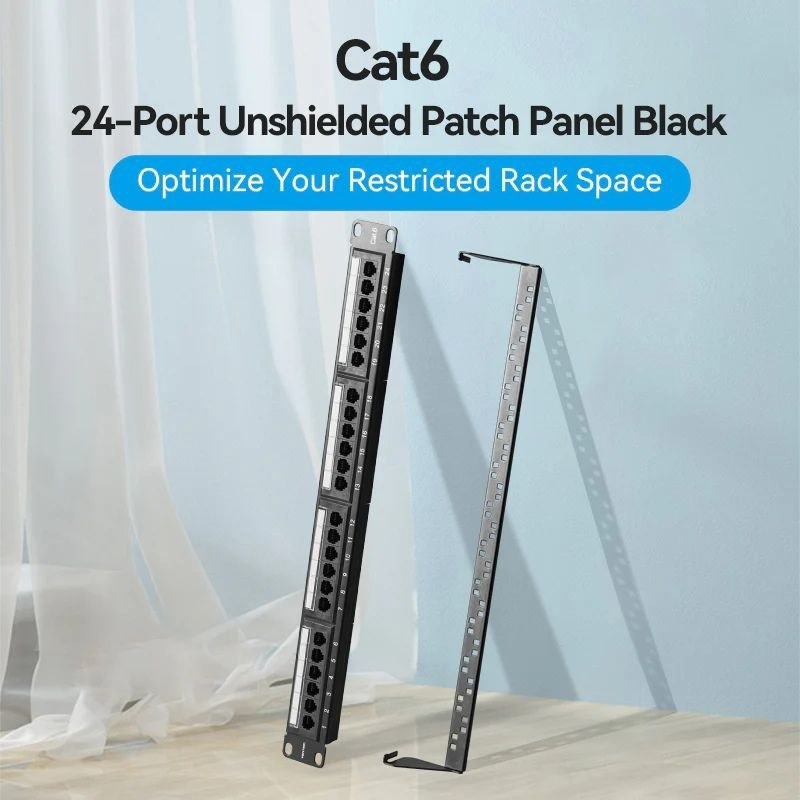 Patch panel vention kgcb0/ 24 puertos/ cat.6 - Imagen 2