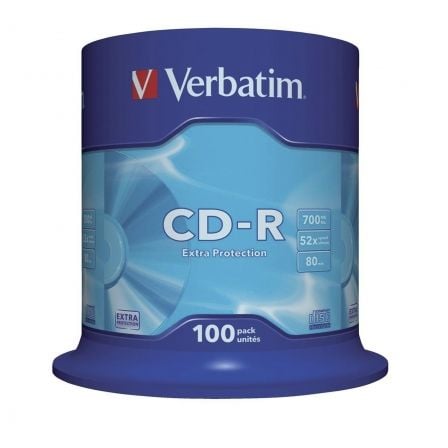 Cd-r verbatim datalife 52x/ tarrina-100uds - Imagen 3