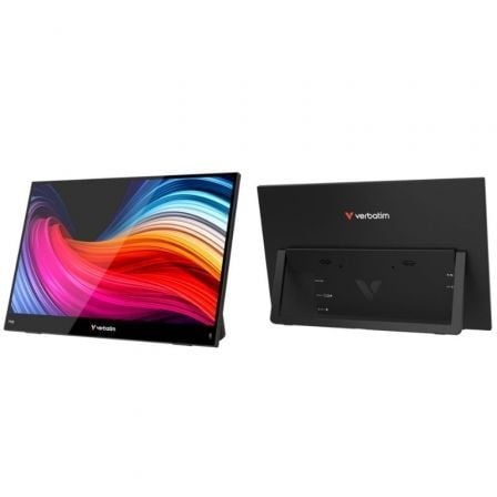 Monitor portátil táctil verbatim touch light 14/ full hd/ multimedia/ negro - Imagen 6