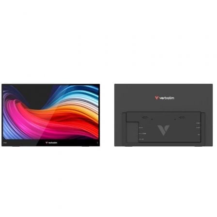 Monitor portátil táctil verbatim touch light 14/ full hd/ multimedia/ negro - Imagen 8