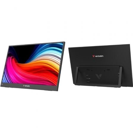 Monitor portátil verbatim non-touch light 15.6/ full hd/ multimedia/ negro - Imagen 6