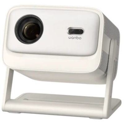 Proyector portátil wanbo vali 1 pro/ 900 lúmenes/ full hd/ hdmi/ bluetooth/ wifi/ beige