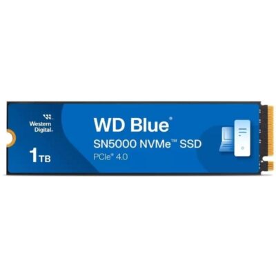 Disco ssd western digital wd blue sn5000 1tb/ m.2 2280 pcie gen4/ full capacity