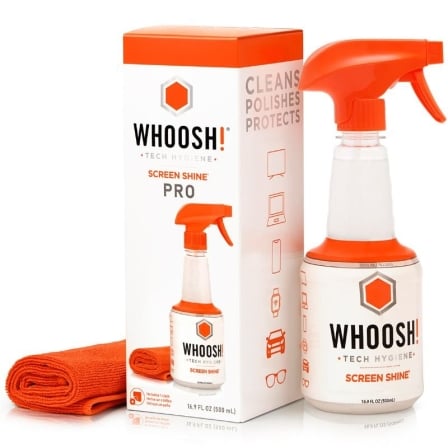 Kit limpiador de pantallas whoosh wsh005/ spray 500ml + paño microfibra - Imagen 6