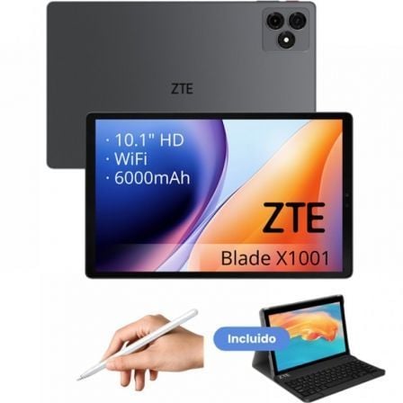 Tablet zte tab blade x1001w 10.1/ 4gb/ 128gb/ octacore/ gris/ incluye teclado y stylus pen - Imagen 6