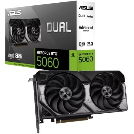 Tarjeta gráfica asus dual geforce rtx 5060 oc edition - Imagen 6
