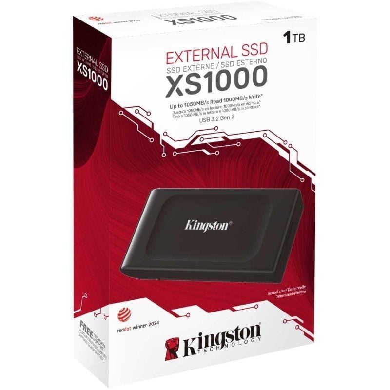 Disco externo ssd kingston, usb, negro - Imagen 3