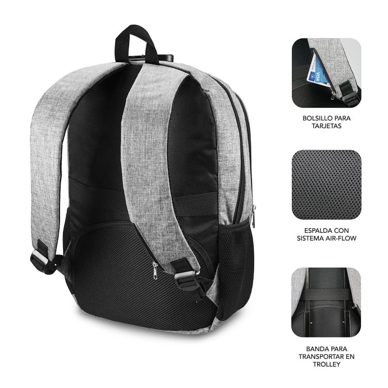 Mochila subblim urban lock para portátiles hasta 16/ puerto - Imagen 3