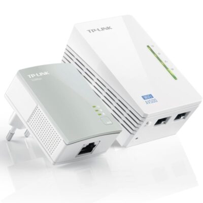 Adaptador powerline tp-link tl-wpa4220kit 300mbps/ alcance